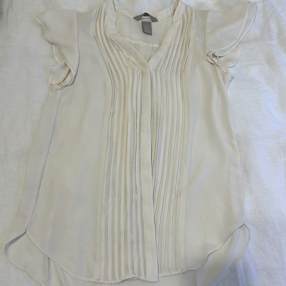 H&M white blouse